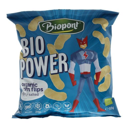 Biopont bio power kukorica sós, gluténmentes 55g