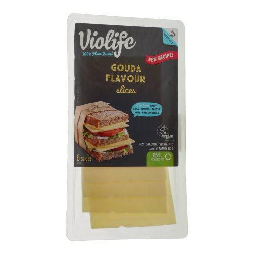 Violife növ.gouda szeletelt 100g gluténmentes