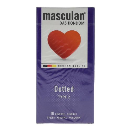 Masculan óvszer dotted 10 db