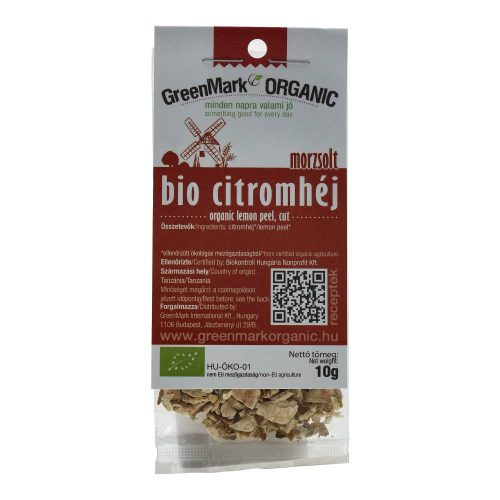 Greenmark bio citromhéj morzs. 10g
