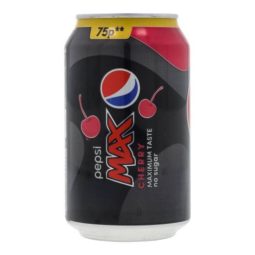 Pepsi max cherry 330ml cukormentes