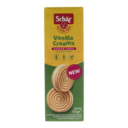 Schar vaníliás keksz cukormentes 115g