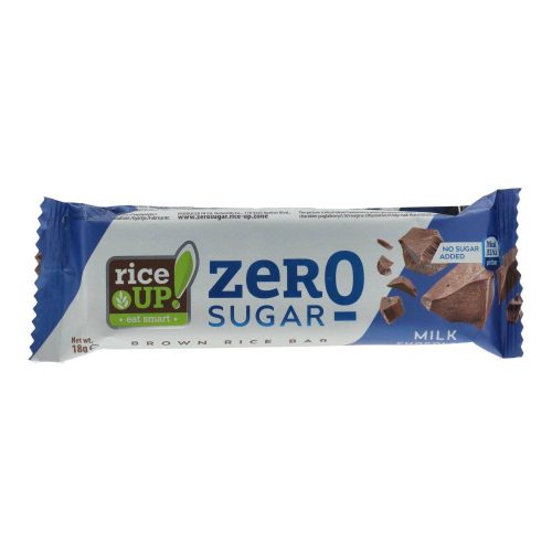 Rice up zero rizsszelet tejcsokol. Gluténmentes
