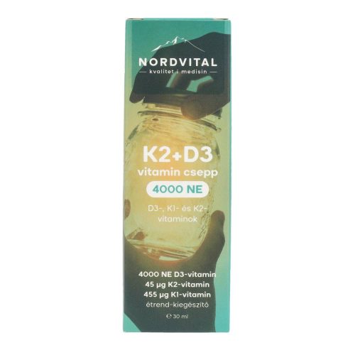 Nordvital k2+d3 cseppek 30ml