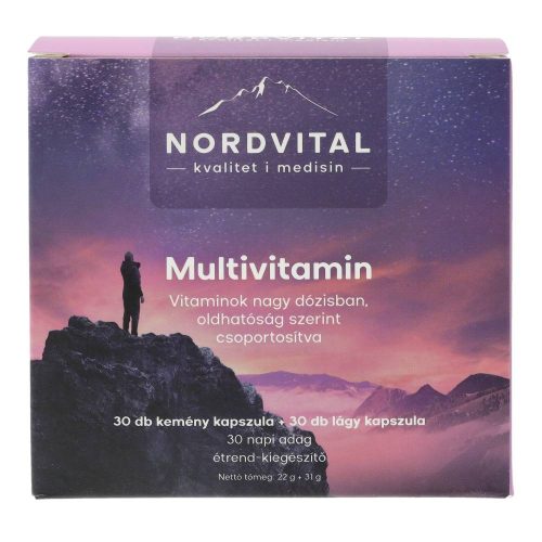 Nordvital multivitamin kapszula30+30 db
