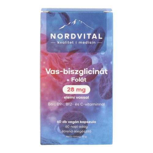 Nordvital vas-biszgl. Veg.kapszula 60 db