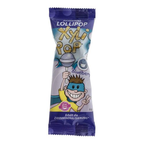 Miradent xylipop nyalóka áfonya ízű cukormentes