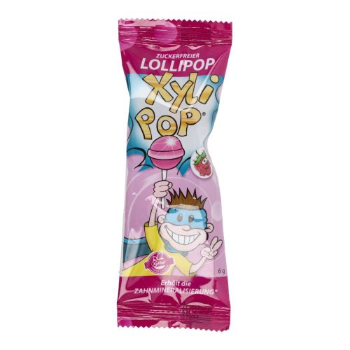 Miradent xylipop nyalóka eper ízű cukormentes