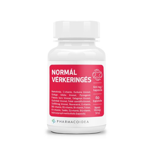 Pharmacoidea normál vérkeringés kapszula, 60 db