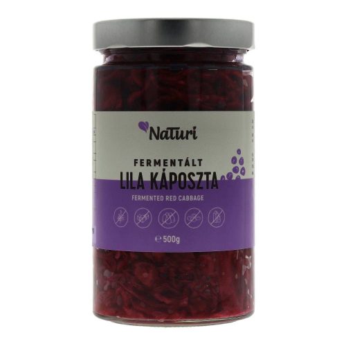 Naturi fermentált lila káposzta 500g