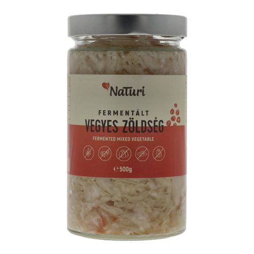 Naturi fermentált vegyes zölds. 500g