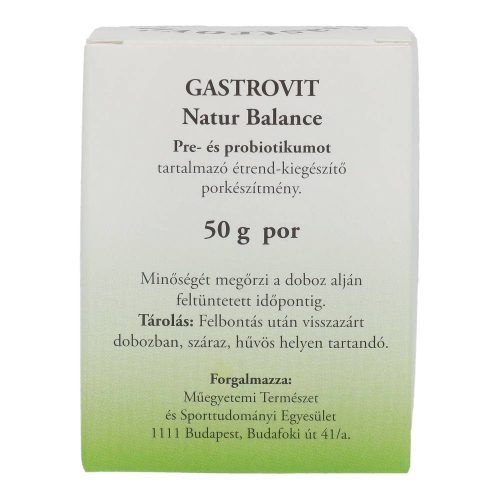 Gastrovit natur balance probiot.por 50g