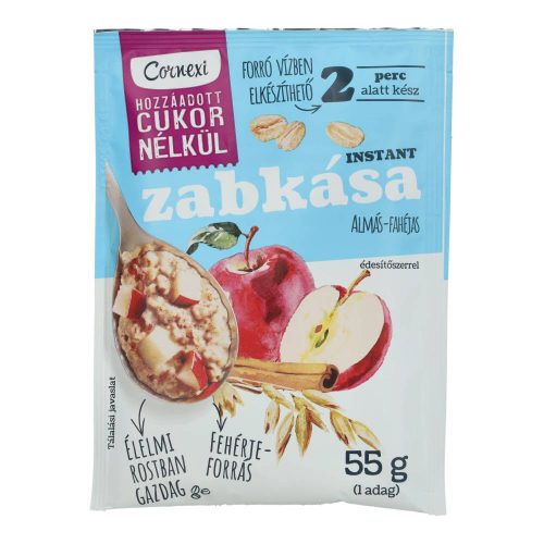 Cornexi zabkása alma-fahéj hozzáadott cukor nélkül 55g