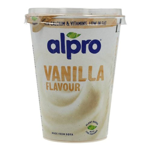 Alpro szójagurt vanília 400g 40n