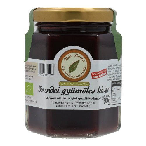 Bio berta erdei gyüm. Lekvár 190g