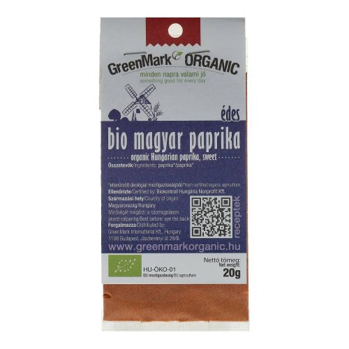 Greenmark bio paprika édes őrl.