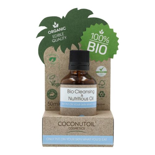 Coconutoil Cosmetics Bio arcregeneráló és sminklemosó olaj