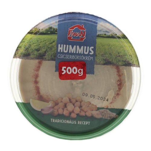 Fanan hummusz natúr 500g 30n