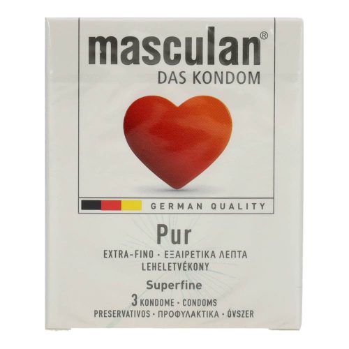 Masculan óvszer pur-extravékony 3db