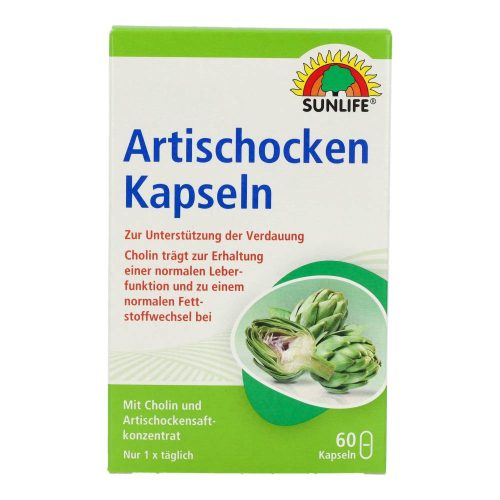 Sunlife articsóka-kolin kapszula