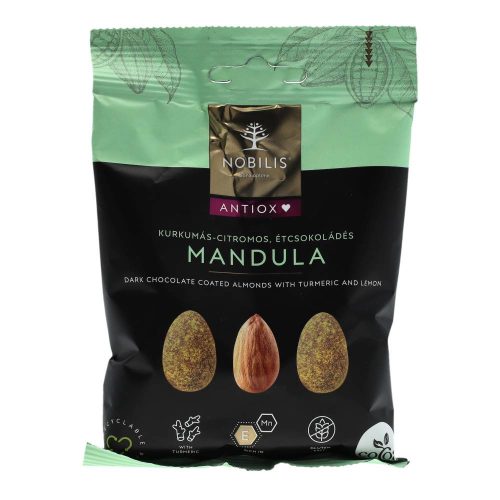 Nobilis kurkumás-étcsok. Mandula 50g