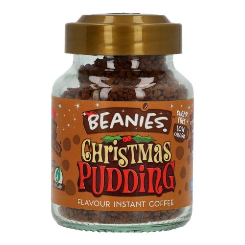 Beanies instantant kávé christmas pudding