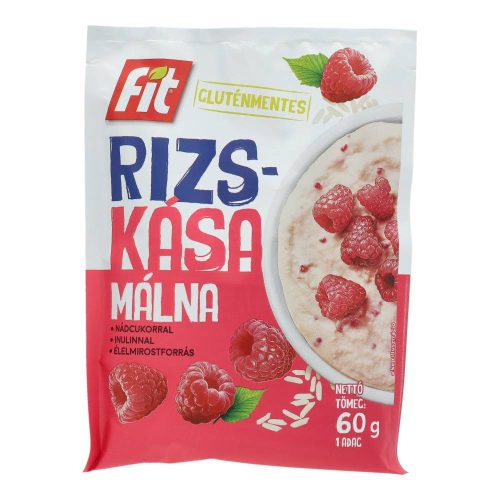 Fit rizskása málna-inulin 60g gluténmentes