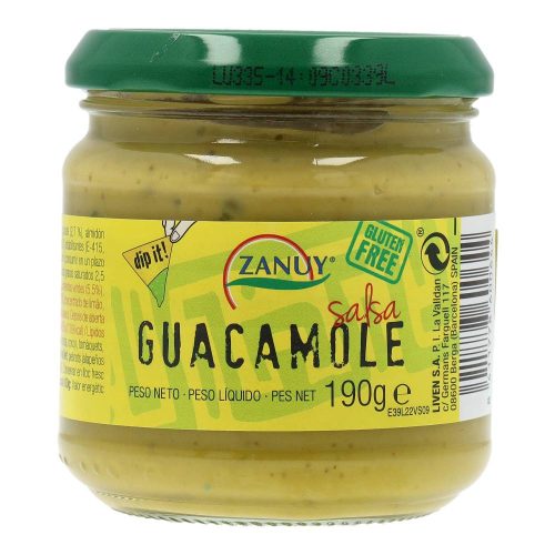 Zanuy guacamole avokádószósz gluténmentes