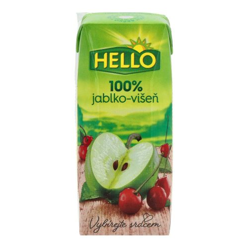 Hello gyümölcslé alma-meggy 250ml