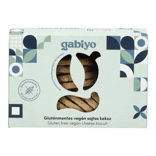 Gabiyo keksz sajtos 100g gluténmentes hozzáadott cukor nélkül
