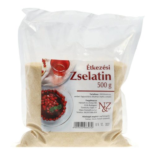 N&z étkezési zselatin 500g