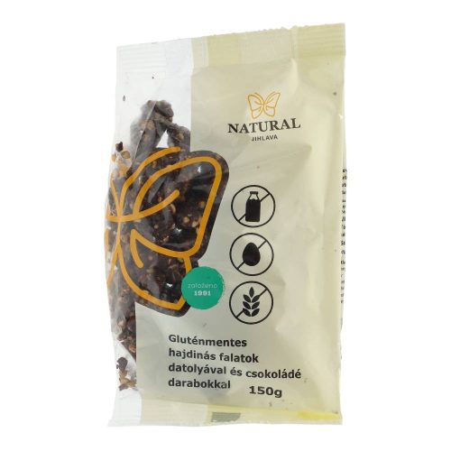 Natural hajdinás falat datolya-csoki gluténmentes
