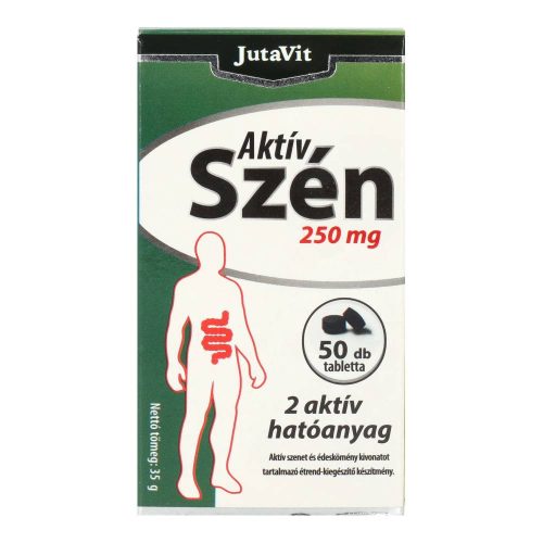 Jutavit aktív szén 250mg 50db