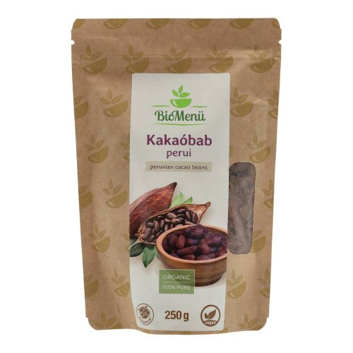 Biomenü bio perui kakaóbab 250g