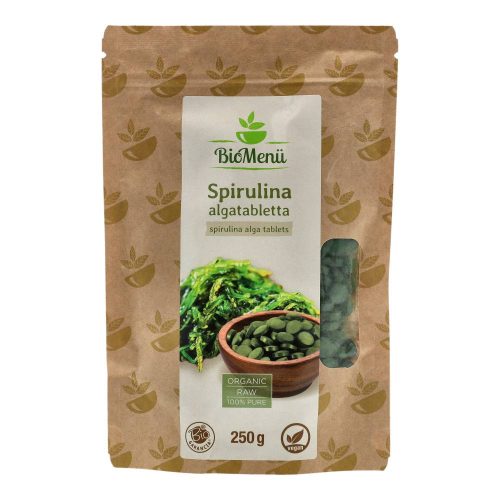 Biomenü bio spirulina tabletta 250g