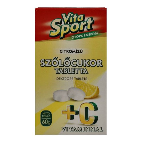 Vitasport szőlőcuk.tabl.+c vit. Citrom