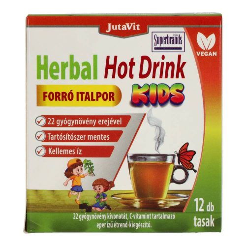 Jutavit herbal hot drink kids 12db