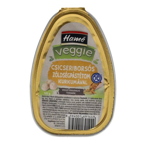 Hamé veggie csicserib.-kurkuma pástétom