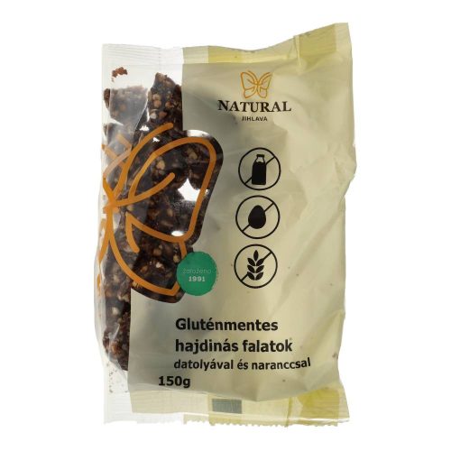 Natural hajdina falat datolya-naran. Gluténmentes