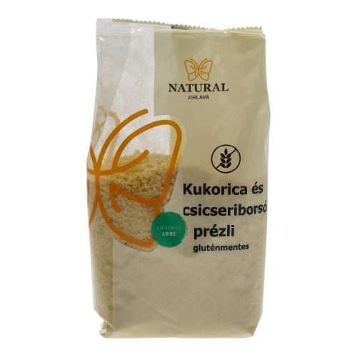 Natural kukorica-csicserib. Prézli 200g