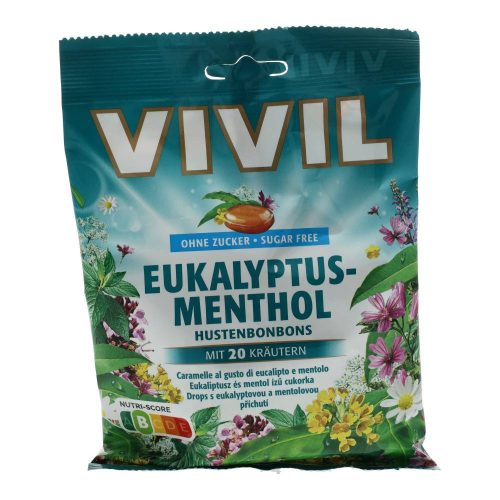 Vivil mentol-eukaliptusz cukorka cukormentes