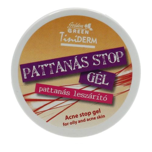 Gg tiniderm pattanás stop gél