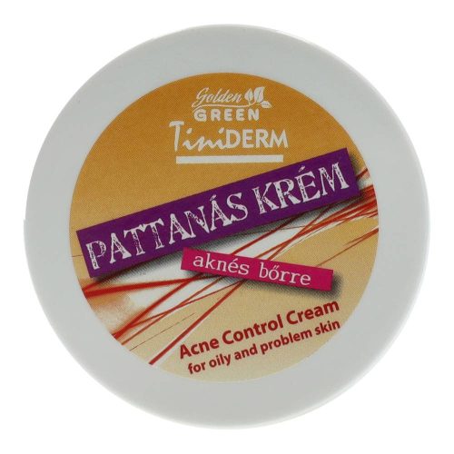 Gg tiniderm pattanás elleni krém