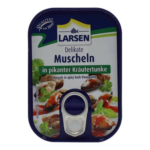 Larsen kagyló fűszeres pácban 110g