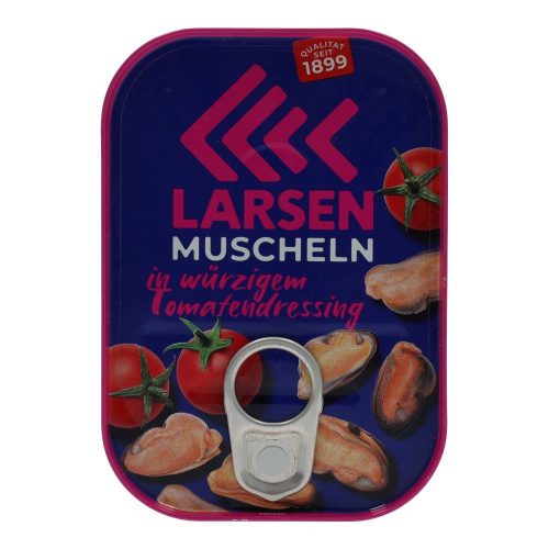 Larsen kagyló paradicsommártásban 110g