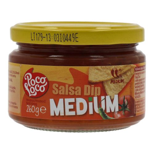 Poco loco salsa dip szósz medium