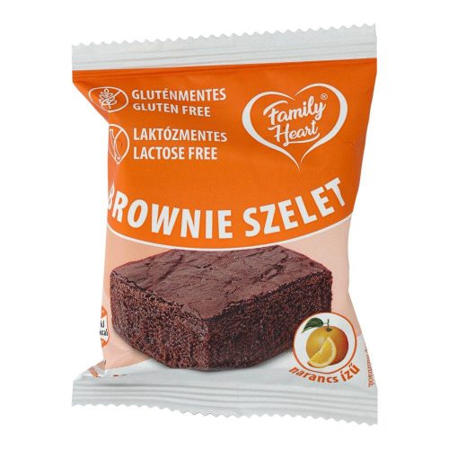 Family heart brownie szel. Nar. gluténmentes, laktózmentes 