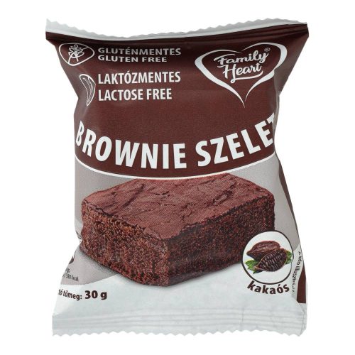 Family heart brownie szel. Kakaós gluténmentes, laktózmentes 