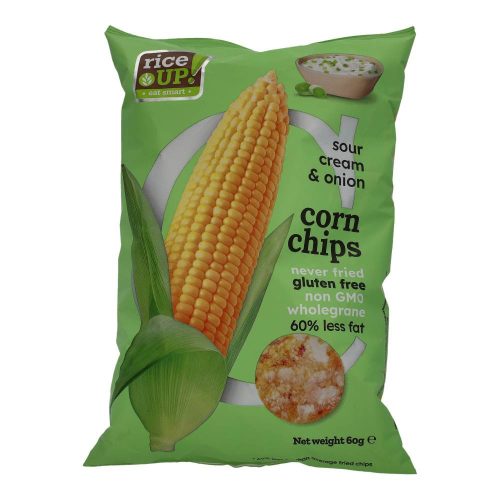 Rice up kukorica chips hagym.-tejföl gluténmentes