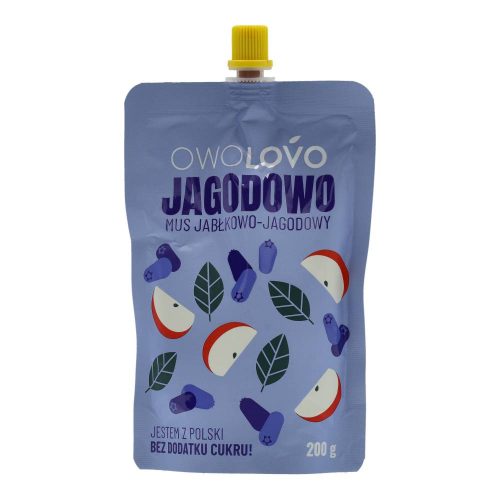 Owo gyümölcspüré alma-kékáfonya